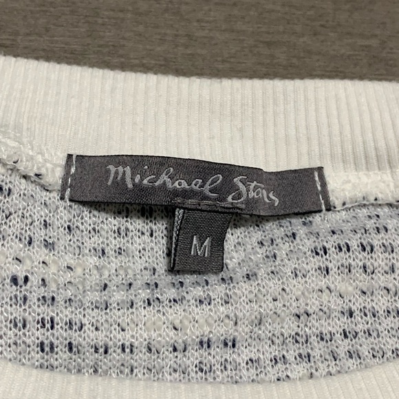 Michael Stars Textured Sweater - Cream/Grey - Medium - Picture 3 of 4